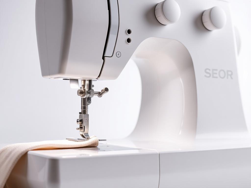 Braço livre e luz LED da máquina de costura Singer M1605